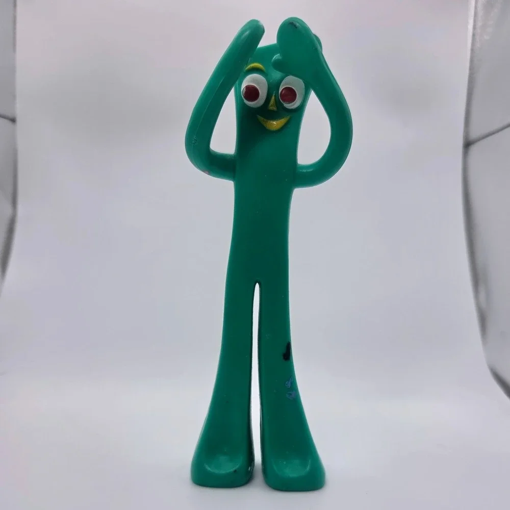 NJ Croce Gumby Bendable Figure 6in Green Fair Condition 0911 Prema Toys Vintage